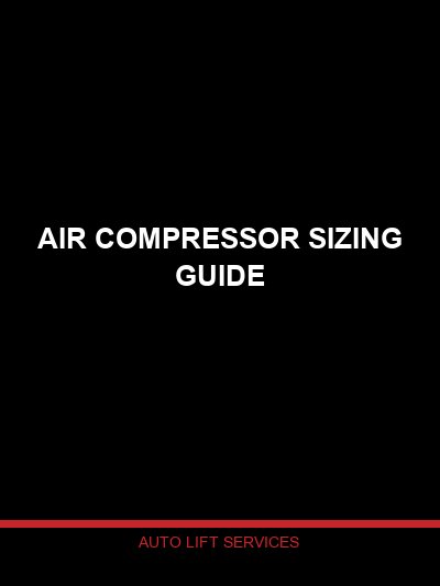 Shop Air Compressor Sizing — How to Calculate the Right Compressor Size ...