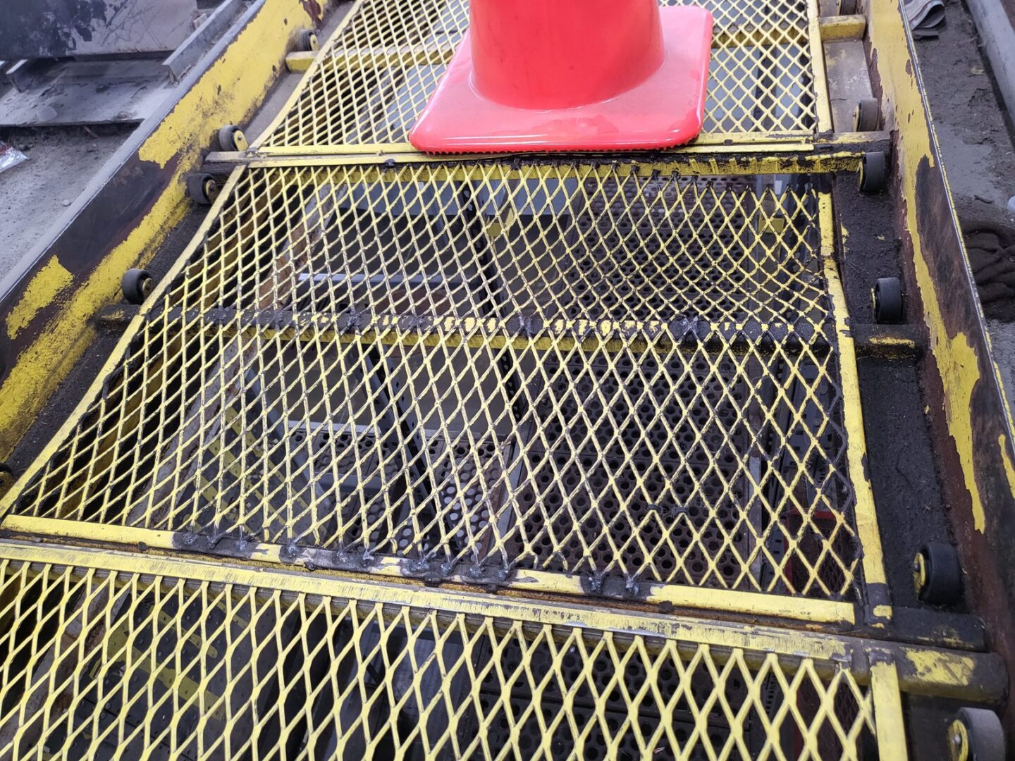 Lift pit guard repair by Auto Lift Services in Iowa