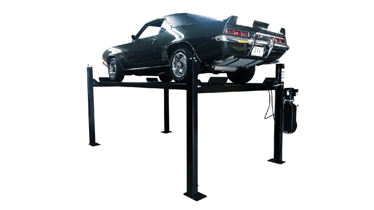 Challenger CL4P7 four-post home garage car lift