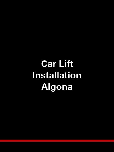 Car Lift Installation Algona: Heavy-Duty Equipment for Kossuth County