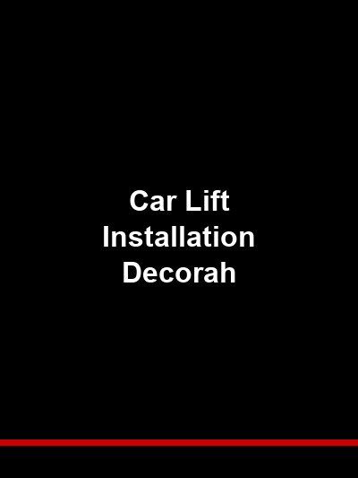 Car Lift Installation Decorah: Reliable Lift Solutions for Northeast Iowa