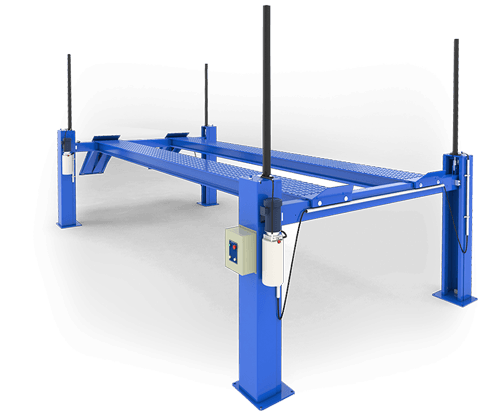 PKS heavy-duty 4-post rail and subway lift