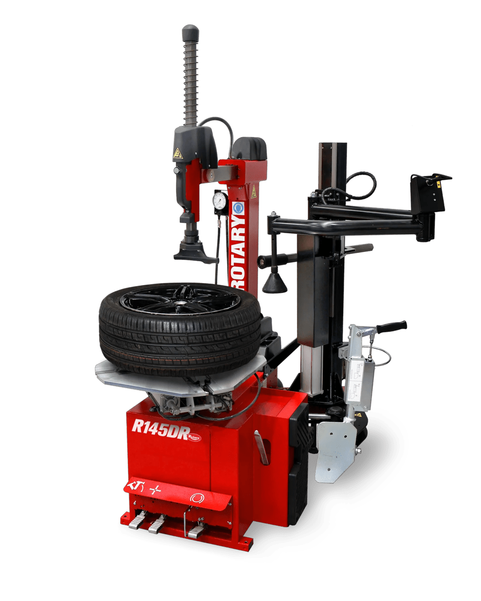 Rotary R145DR tilt-tower tire changer for sale
