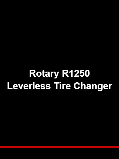 Rotary R1250 Leverless Tire Changer: Laser-Guided Intelligence Meets Brute Capability